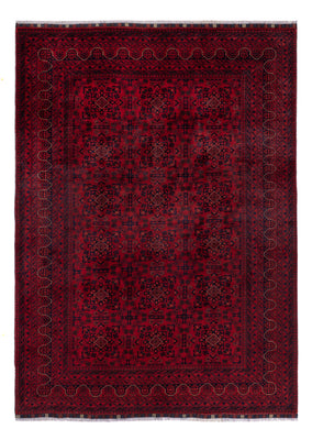 Afghan Rug - Kunduz - 237 x 175 cm - dark red