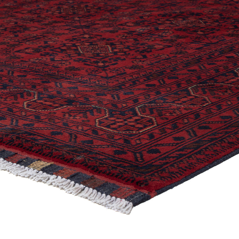 Afghan Rug - Kunduz - 237 x 175 cm - dark red