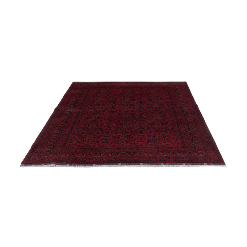 Afghan Rug - Kunduz - 237 x 175 cm - dark red