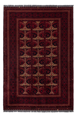 Afghan Rug - Kunduz - 238 x 163 cm - dark red