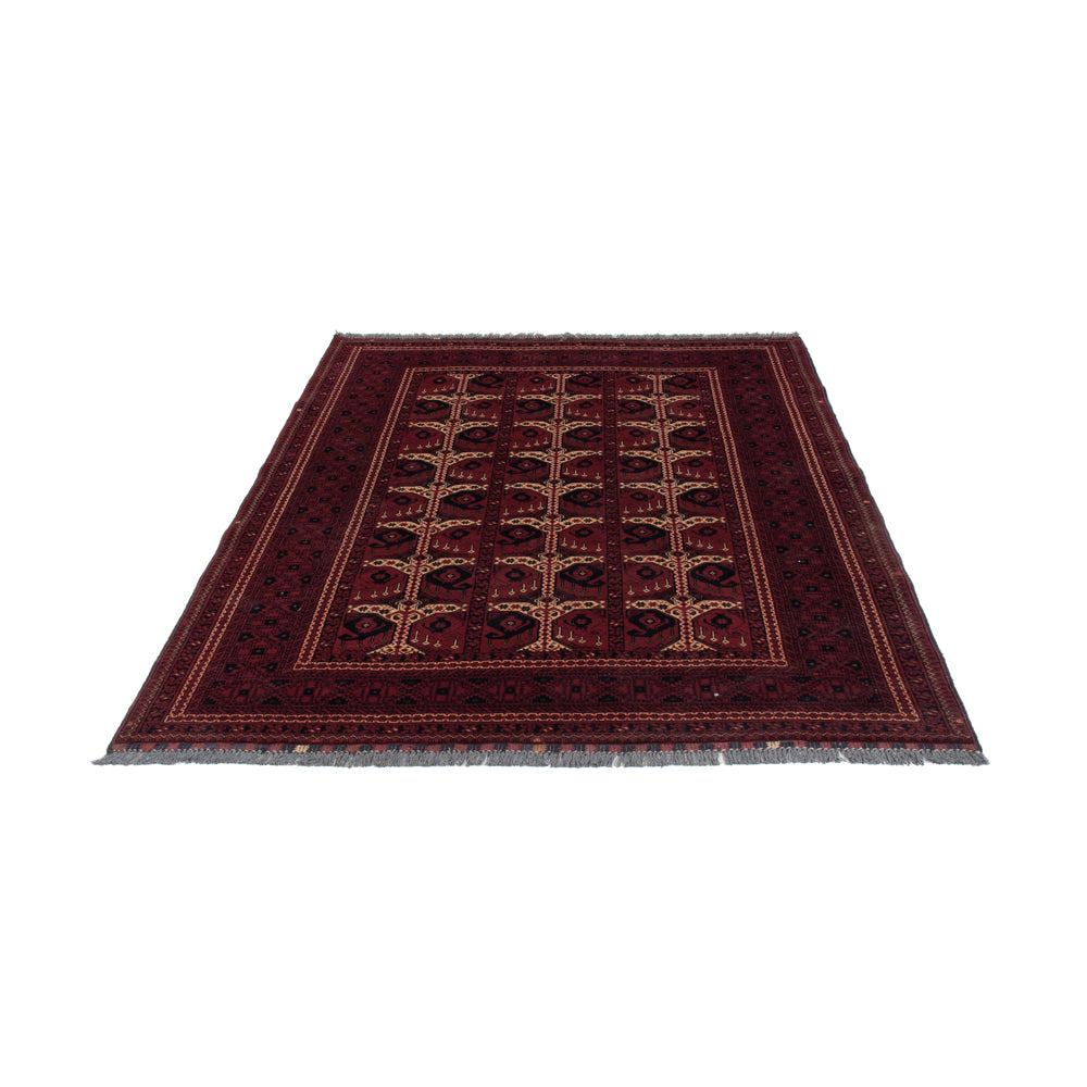 Afghan Rug - Kunduz - 238 x 163 cm - dark red