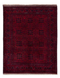 Afghan Rug - Royal - 203 x 161 cm - dark red