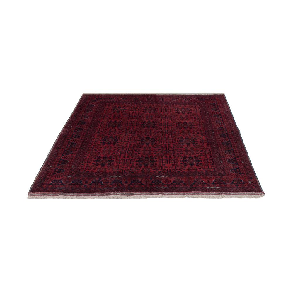 Afghan Rug - Royal - 203 x 161 cm - dark red