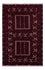 Afghan Rug - 249 x 161 cm - dark red