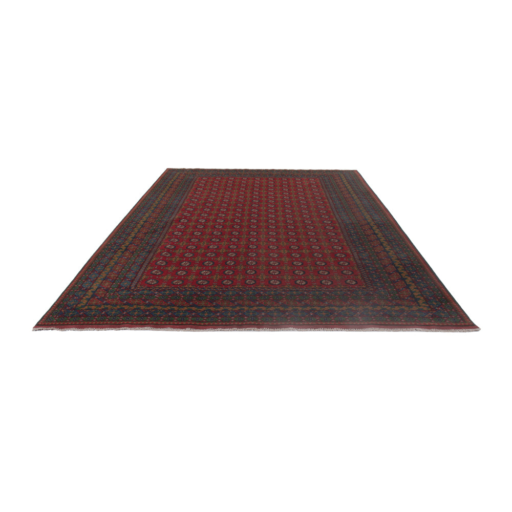 Afghan Rug - Filpa - 348 x 248 cm - dark red