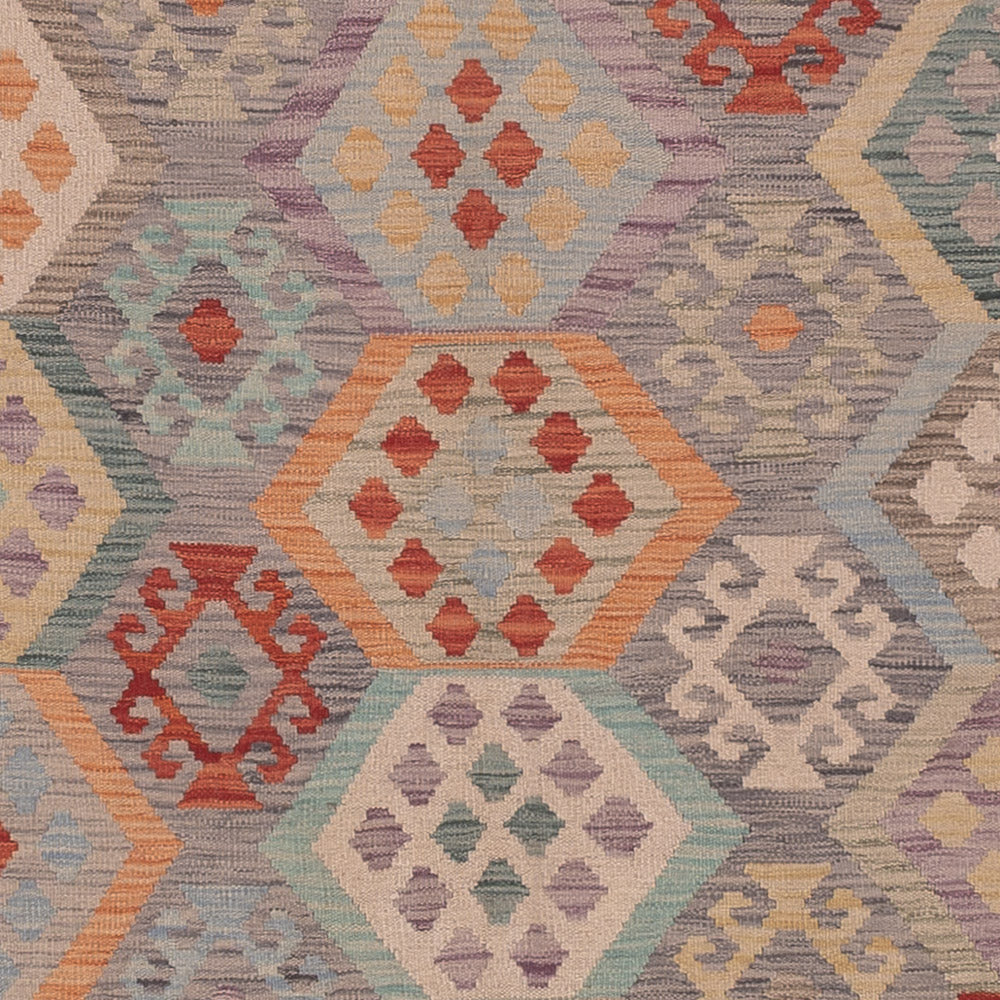 Kelim Rug - Splash - 353 x 258 cm - multicolored