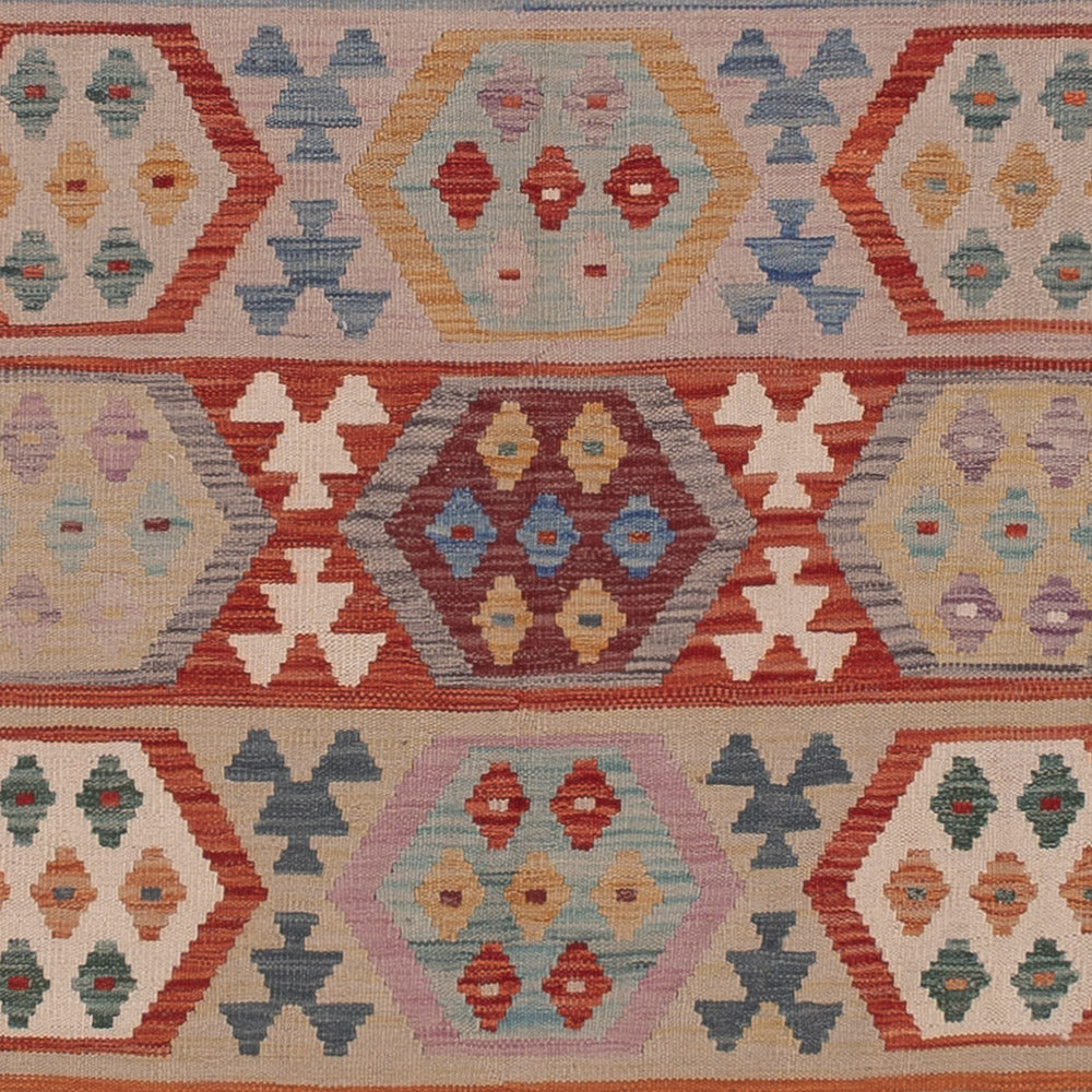 Kelim Rug - Splash - 352 x 254 cm - multicolored