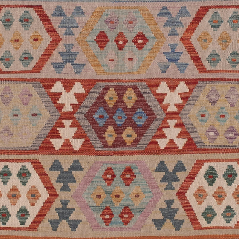 Kelim Rug - Splash - 352 x 254 cm - multicolored