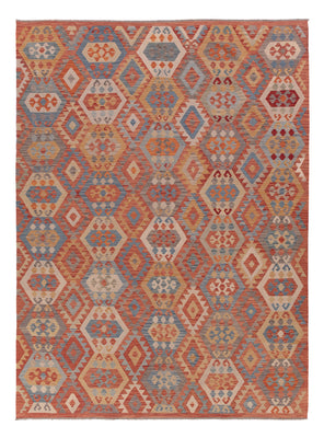 Kelim Rug - Splash - 348 x 257 cm - multicolored