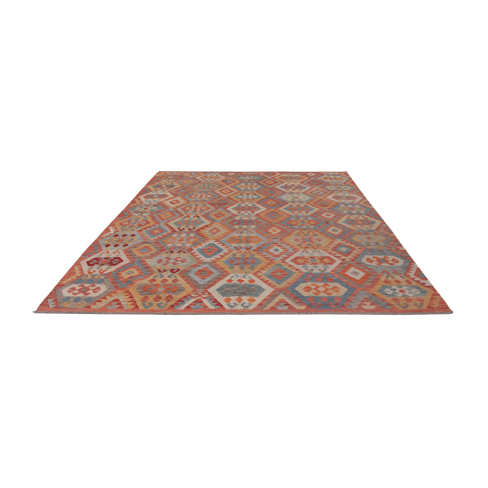 Kelim Rug - Splash - 348 x 257 cm - multicolored