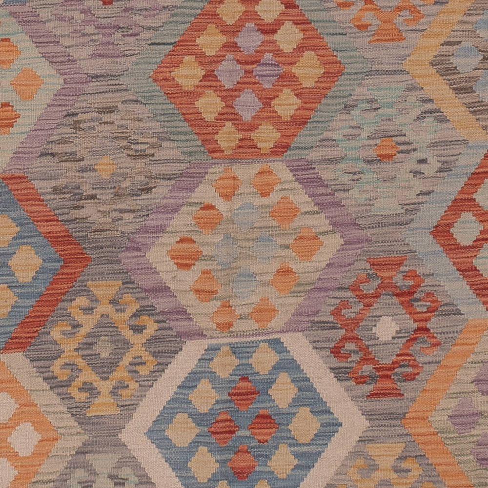 Kelim Rug - Splash - 350 x 256 cm - multicolored