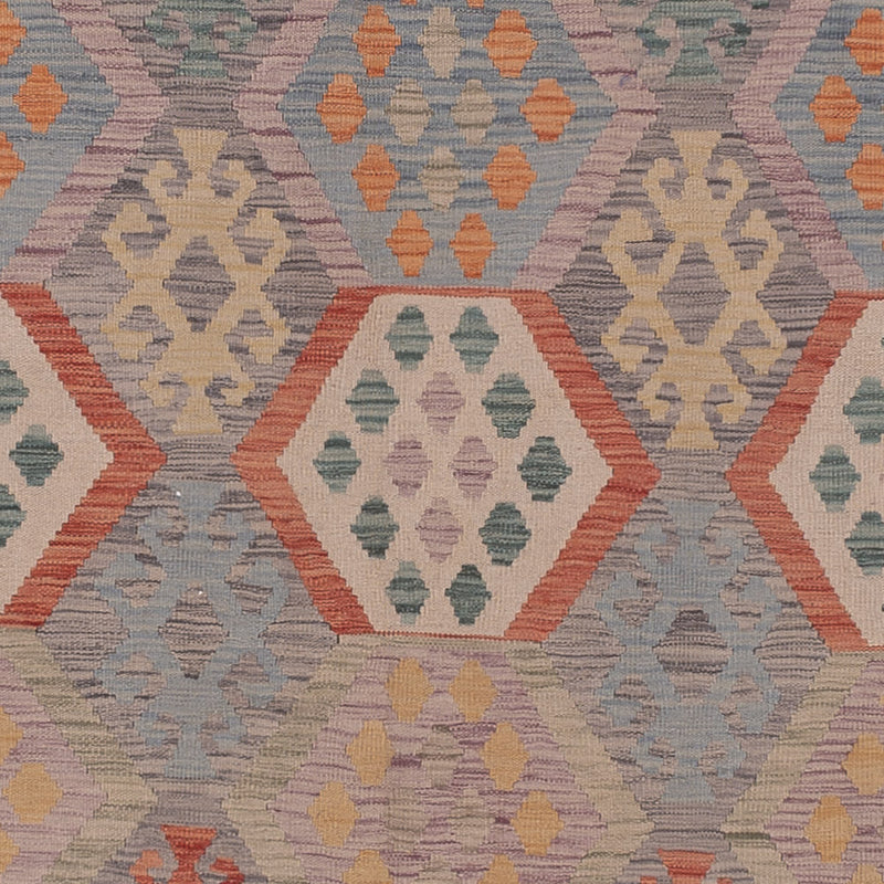 Kelim Rug - Splash - 380 x 281 cm - multicolored