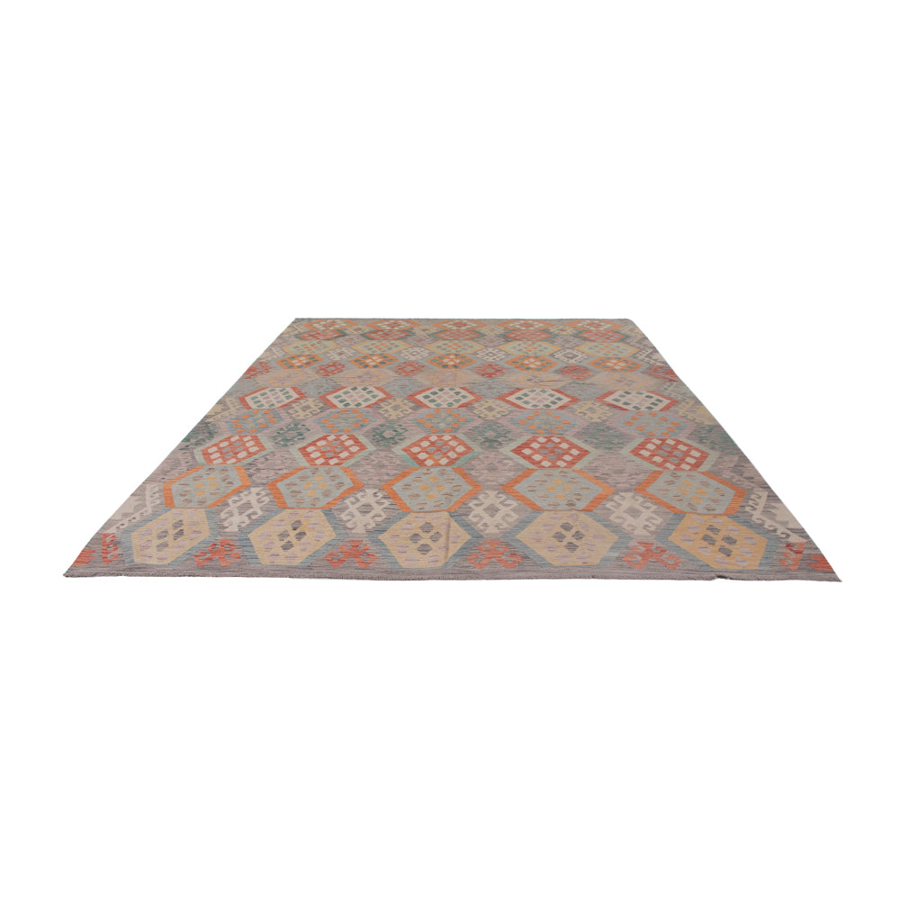 Kelim Rug - Splash - 380 x 281 cm - multicolored