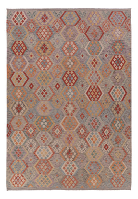 Kelim Rug - Splash - 367 x 256 cm - multicolored