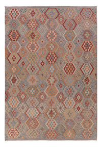 Kelim Rug - Splash - 367 x 256 cm - multicolored
