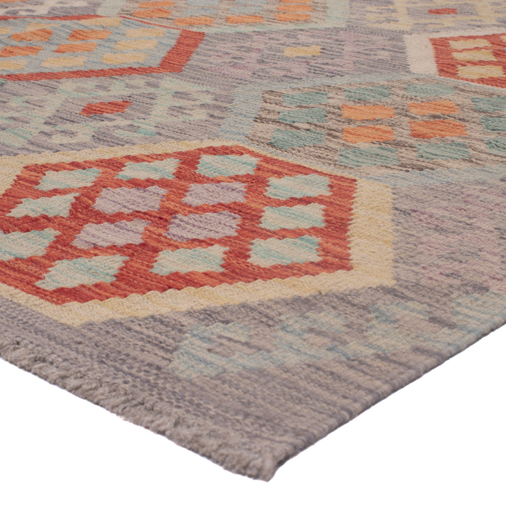 Kelim Rug - Splash - 356 x 255 cm - multicolored