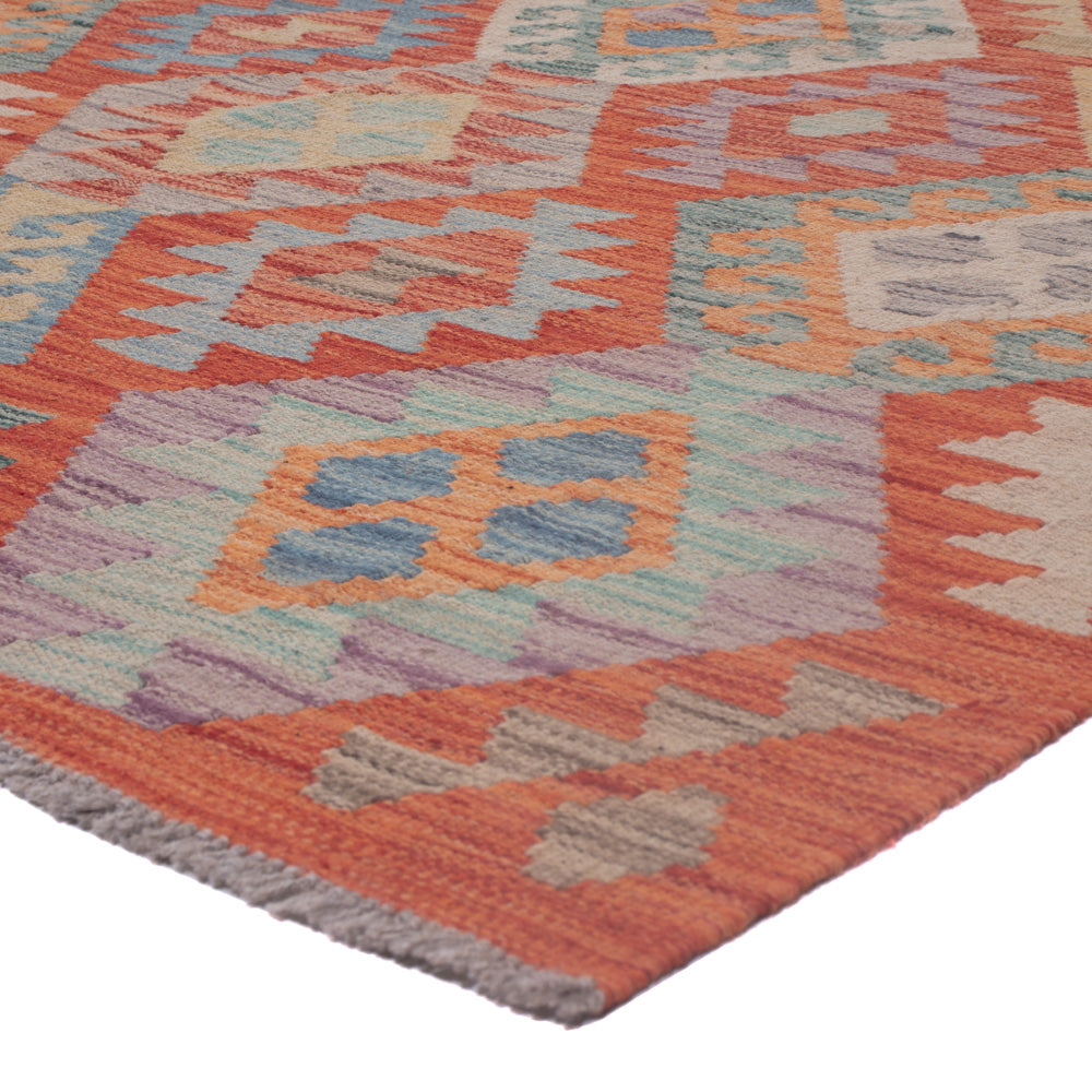 Kelim Rug - Splash - 301 x 249 cm - multicolored