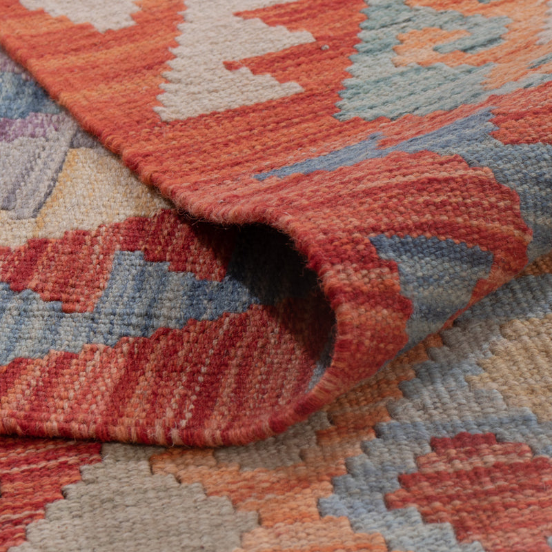 Kelim Rug - Splash - 301 x 249 cm - multicolored