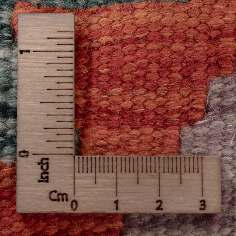 Kelim Rug - Splash - 301 x 249 cm - multicolored