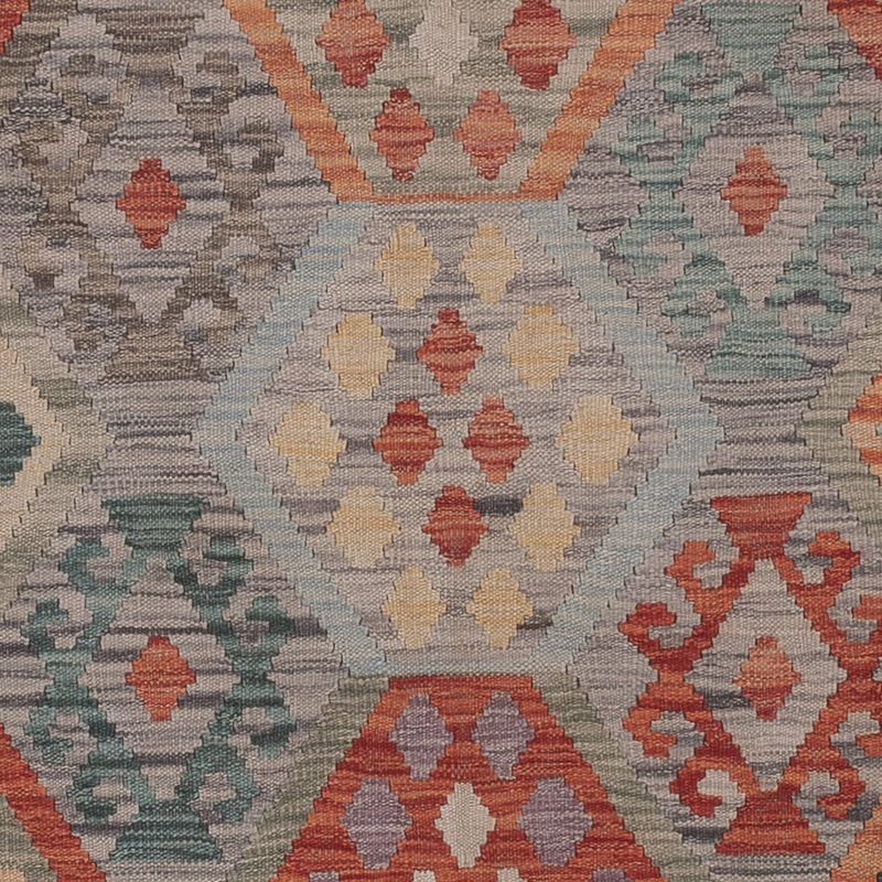 Kelim Rug - Splash - 298 x 252 cm - multicolored