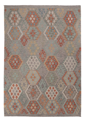 Kelim Rug - Splash - 286 x 203 cm - multicolored