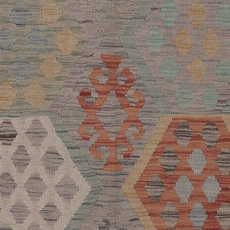 Kelim Rug - Splash - 286 x 203 cm - multicolored