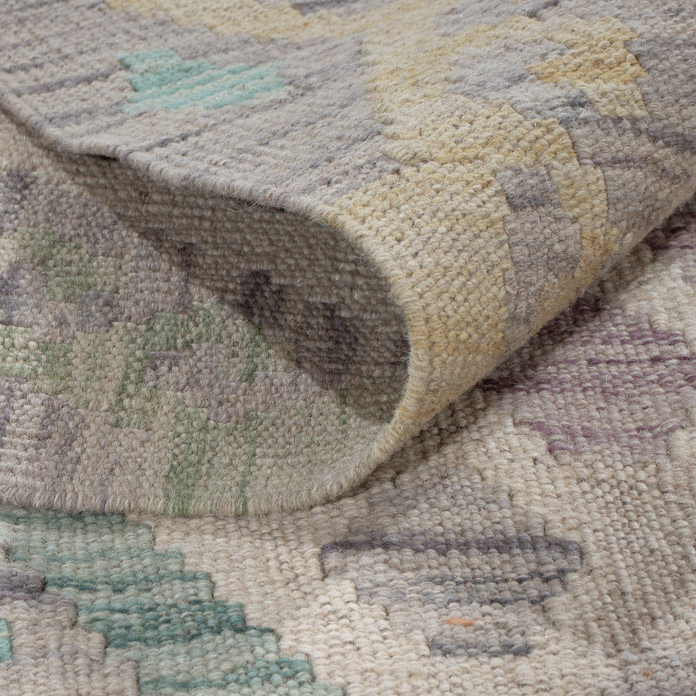 Kelim Rug - Splash - 286 x 203 cm - multicolored