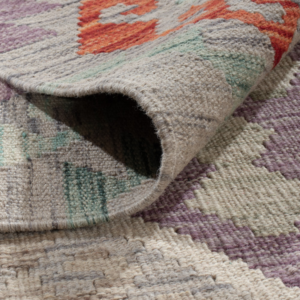 Kelim Rug - Splash - 294 x 203 cm - multicolored