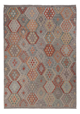 Kelim Rug - Splash - 294 x 209 cm - multicolored