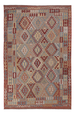 Kelim Rug - Splash - 298 x 198 cm - multicolored