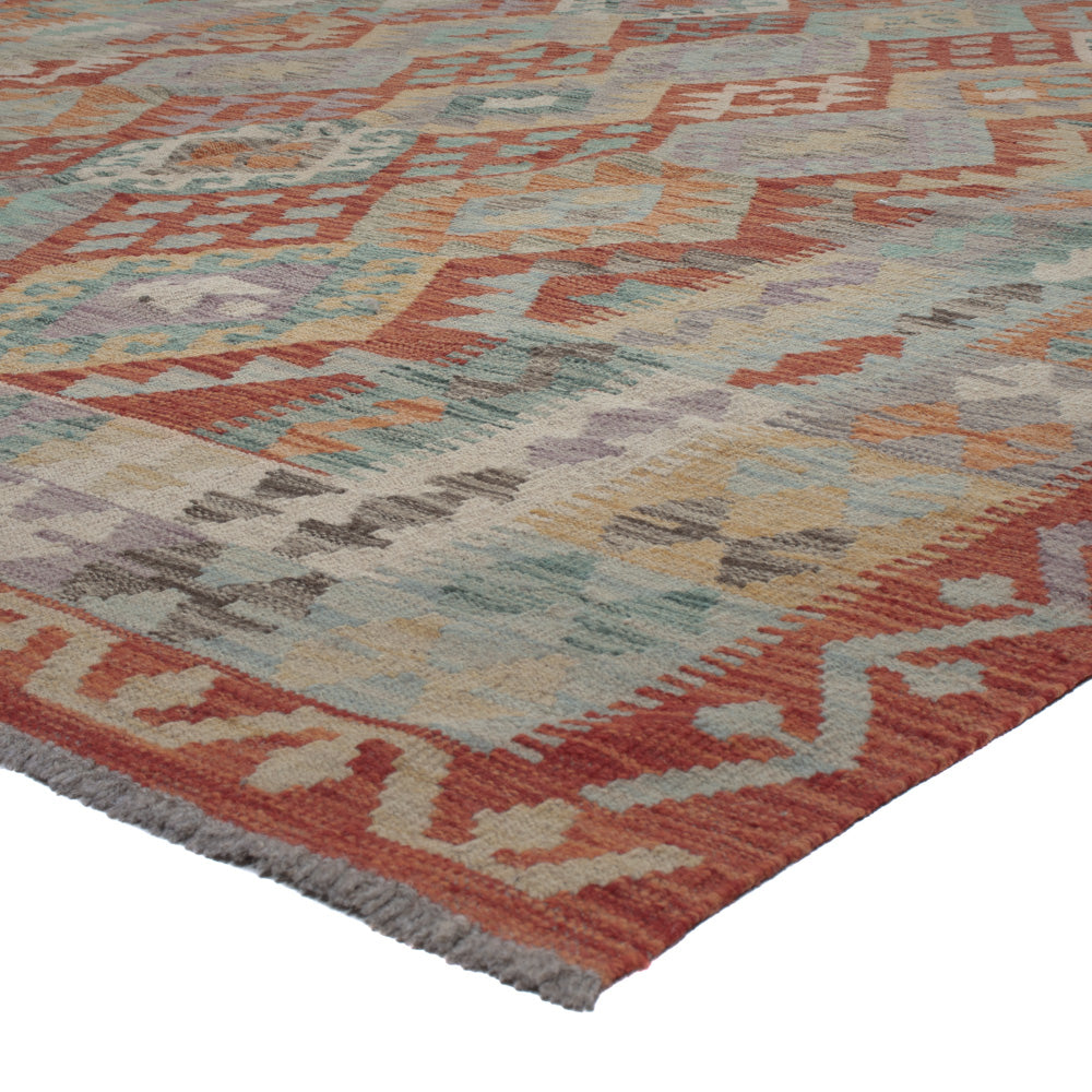 Kelim Rug - Splash - 300 x 208 cm - multicolored