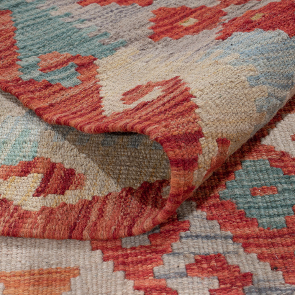 Kelim Rug - Splash - 305 x 204 cm - multicolored