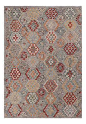 Kelim Rug - Splash - 299 x 205 cm - multicolored