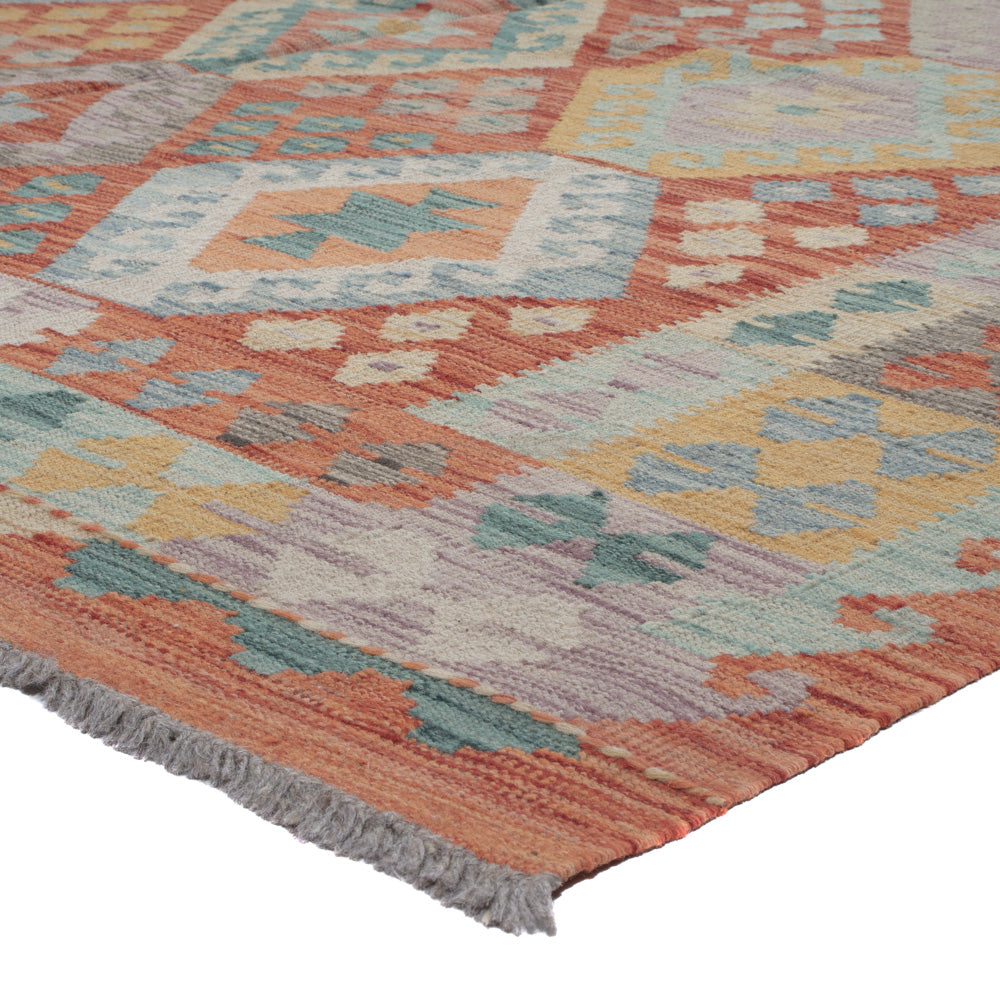 Kelim Rug - Splash - 300 x 200 cm - multicolored