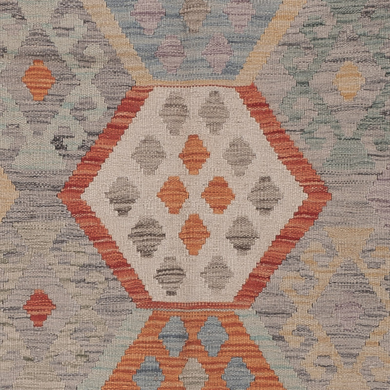 Kelim Rug - Splash - 296 x 201 cm - multicolored