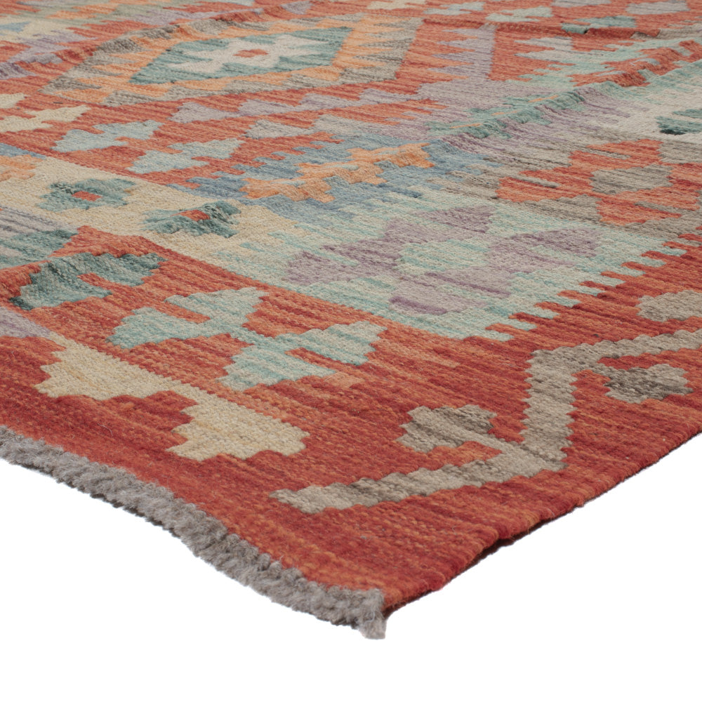 Kelim Rug - Splash - 299 x 242 cm - multicolored
