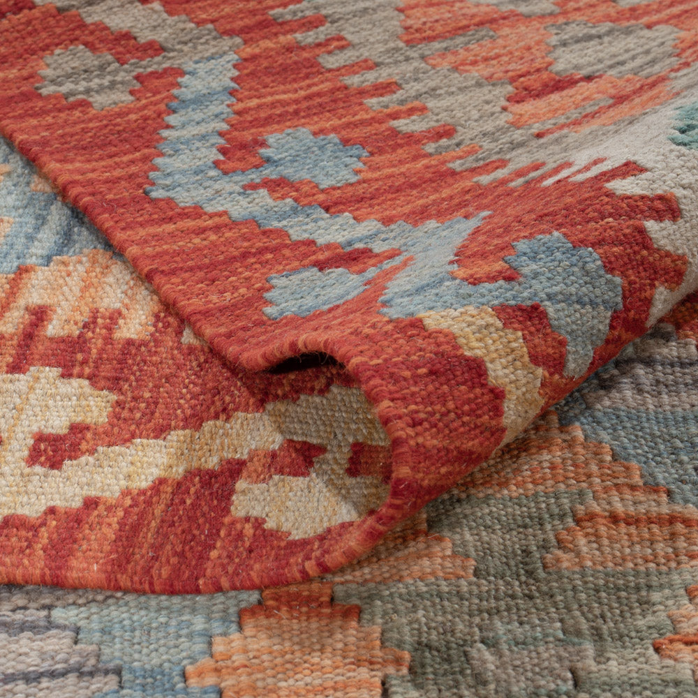 Kelim Rug - Splash - 299 x 242 cm - multicolored