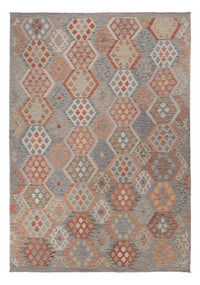 Kelim Rug - Splash - 297 x 208 cm - multicolored