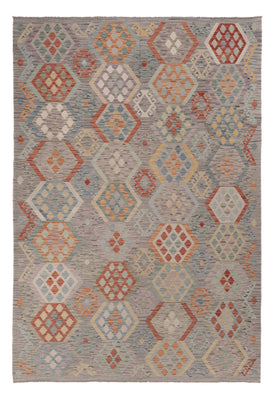 Kelim Rug - Splash - 299 x 203 cm - multicolored