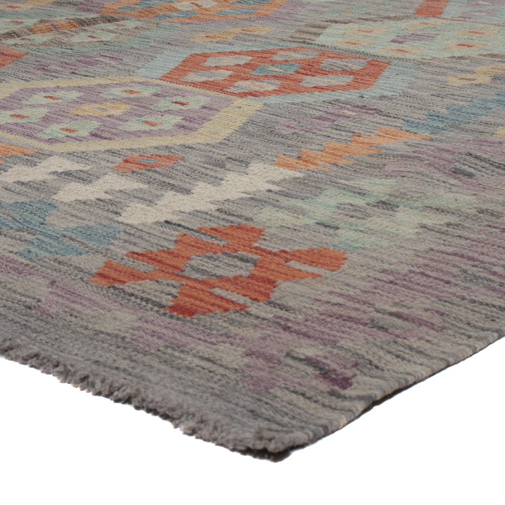 Kelim Rug - Splash - 293 x 206 cm - multicolored