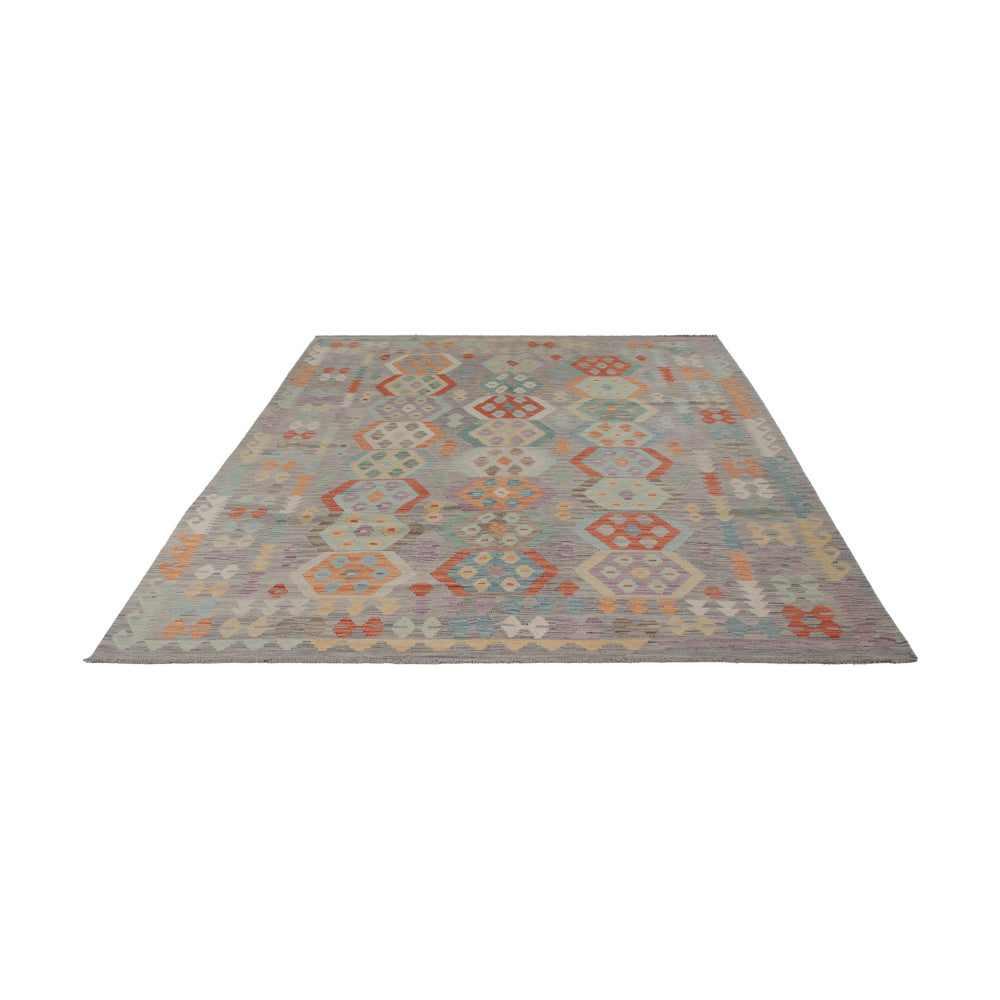 Kelim Rug - Splash - 293 x 206 cm - multicolored