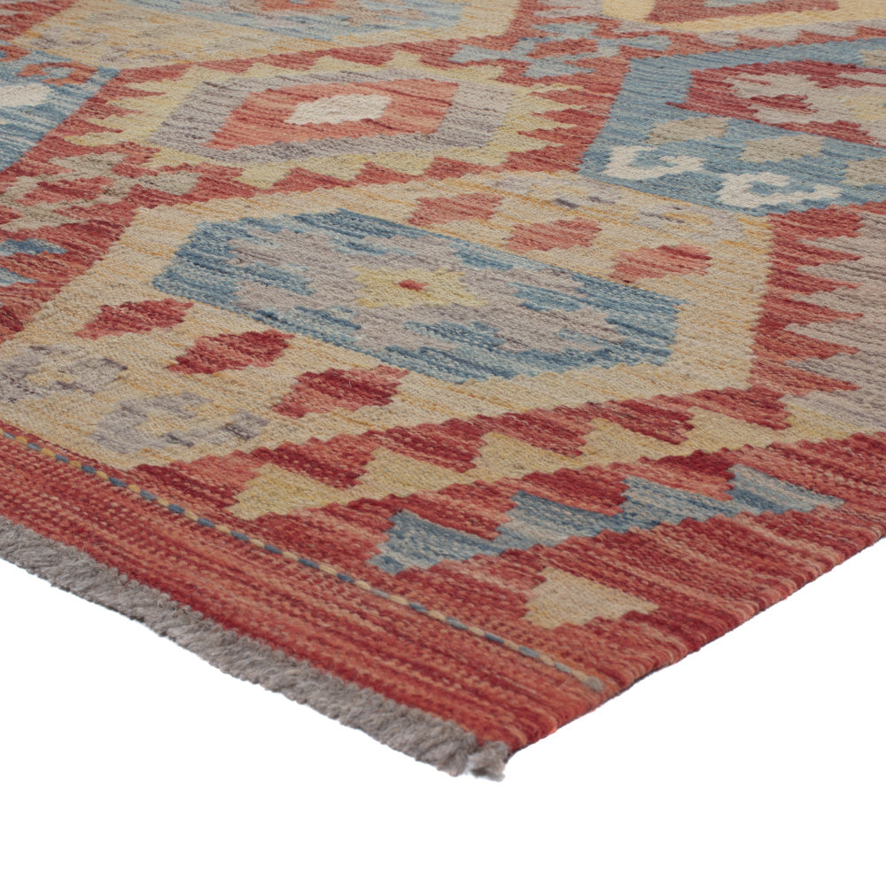 Kelim Rug - Splash - 301 x 209 cm - multicolored