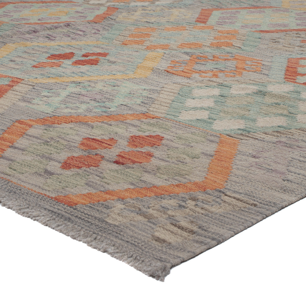Kelim Rug - Splash - 298 x 202 cm - multicolored