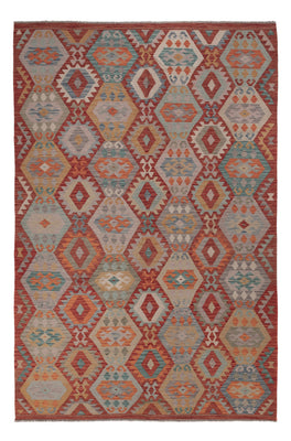 Kelim Rug - Splash - 309 x 205 cm - multicolored