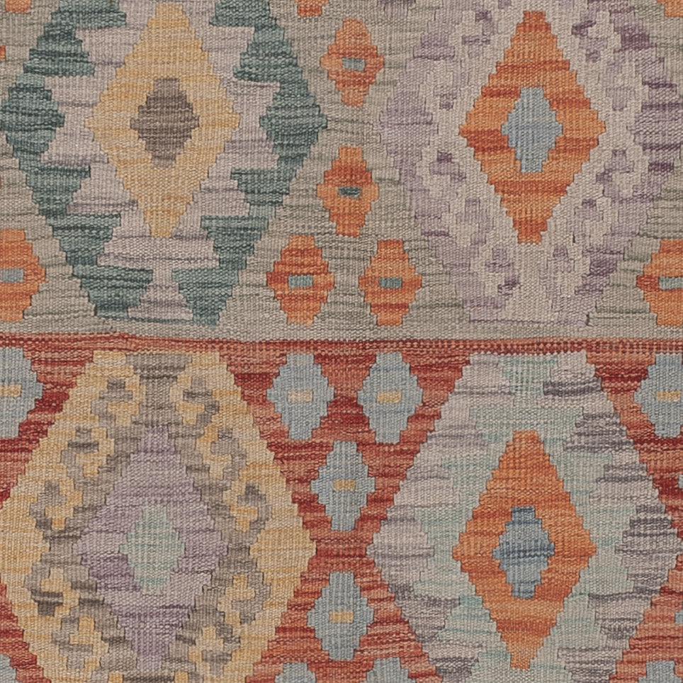 Kelim Rug - Splash - 282 x 195 cm - multicolored