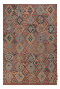 Kelim Rug - Splash - 301 x 197 cm - multicolored