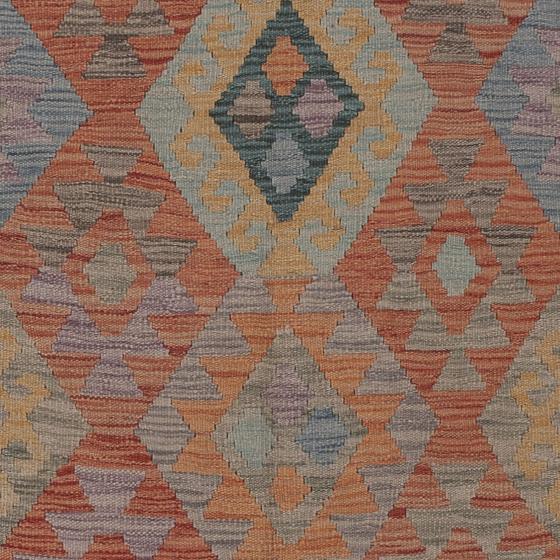 Kelim Rug - Splash - 301 x 197 cm - multicolored