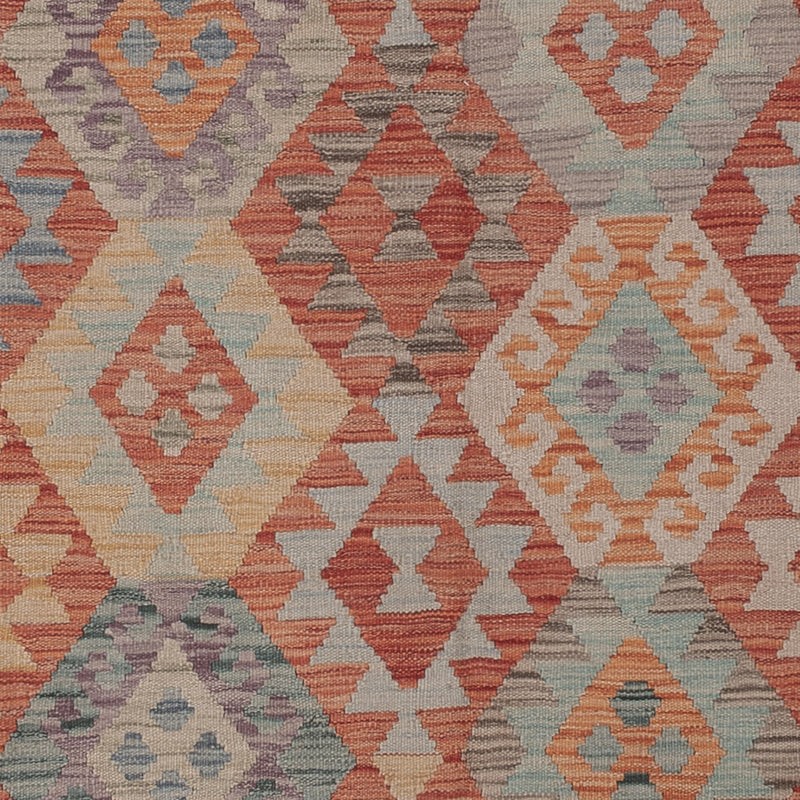 Kelim Rug - Splash - 296 x 257 cm - multicolored