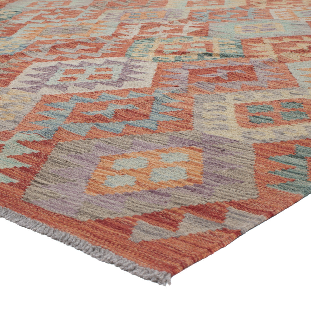 Kelim Rug - Splash - 296 x 257 cm - multicolored