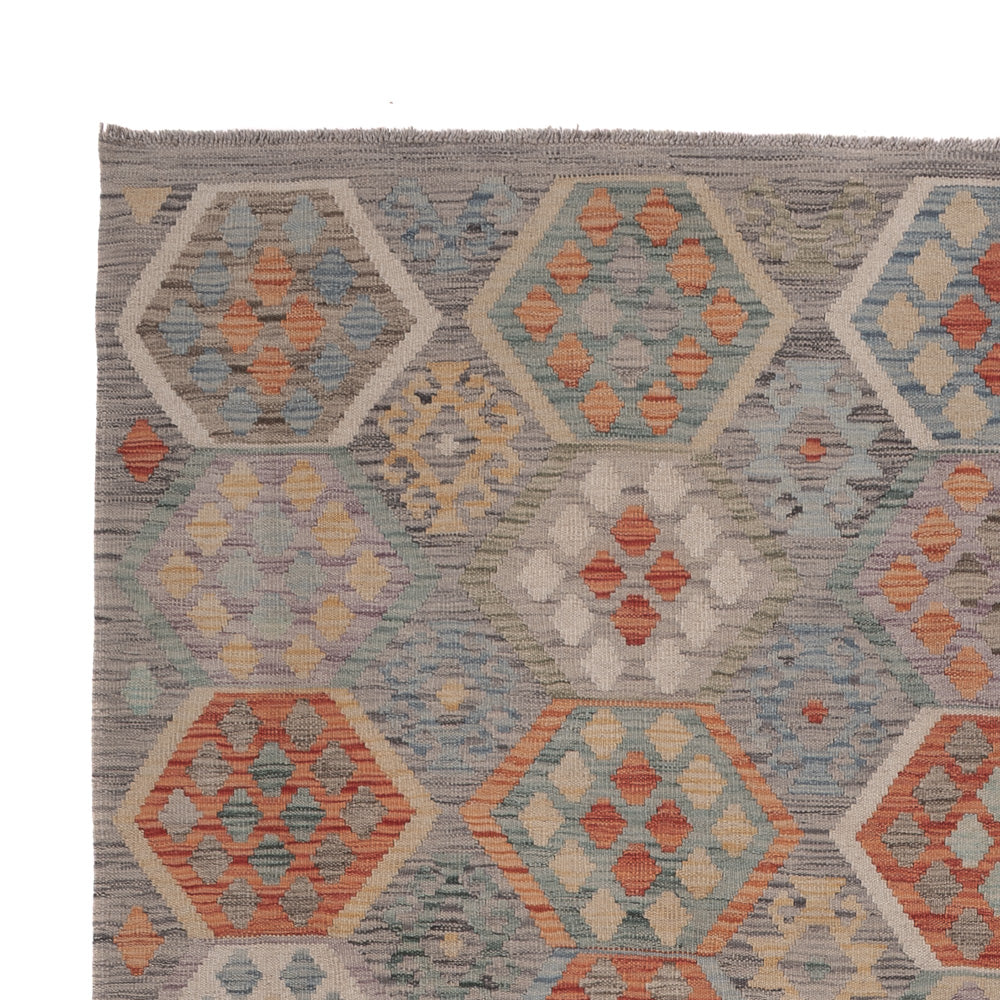 Kelim Rug - Splash - 288 x 203 cm - multicolored